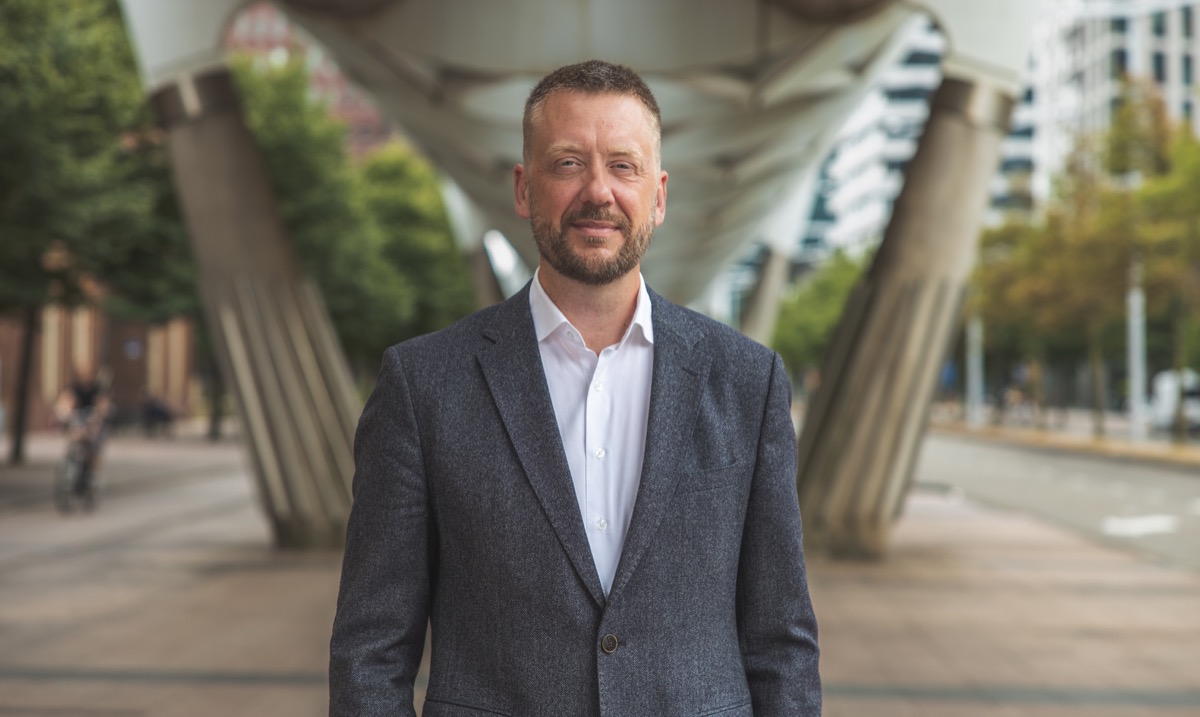 Uitgezoomd CEO-portret Beatrixkwartier Den Haag — locatieportret