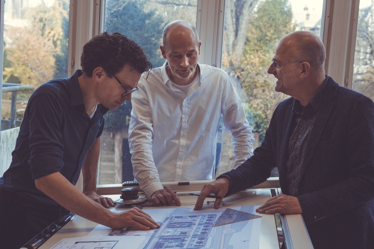 Architecten op locatie