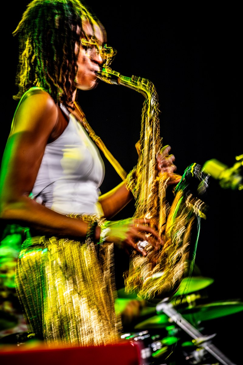 Concert photography — portrait of artist on stage