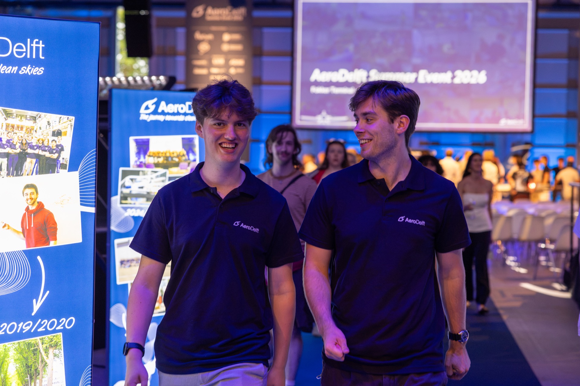 Speaker during AERO Delft event at Fokker Terminal The Hague