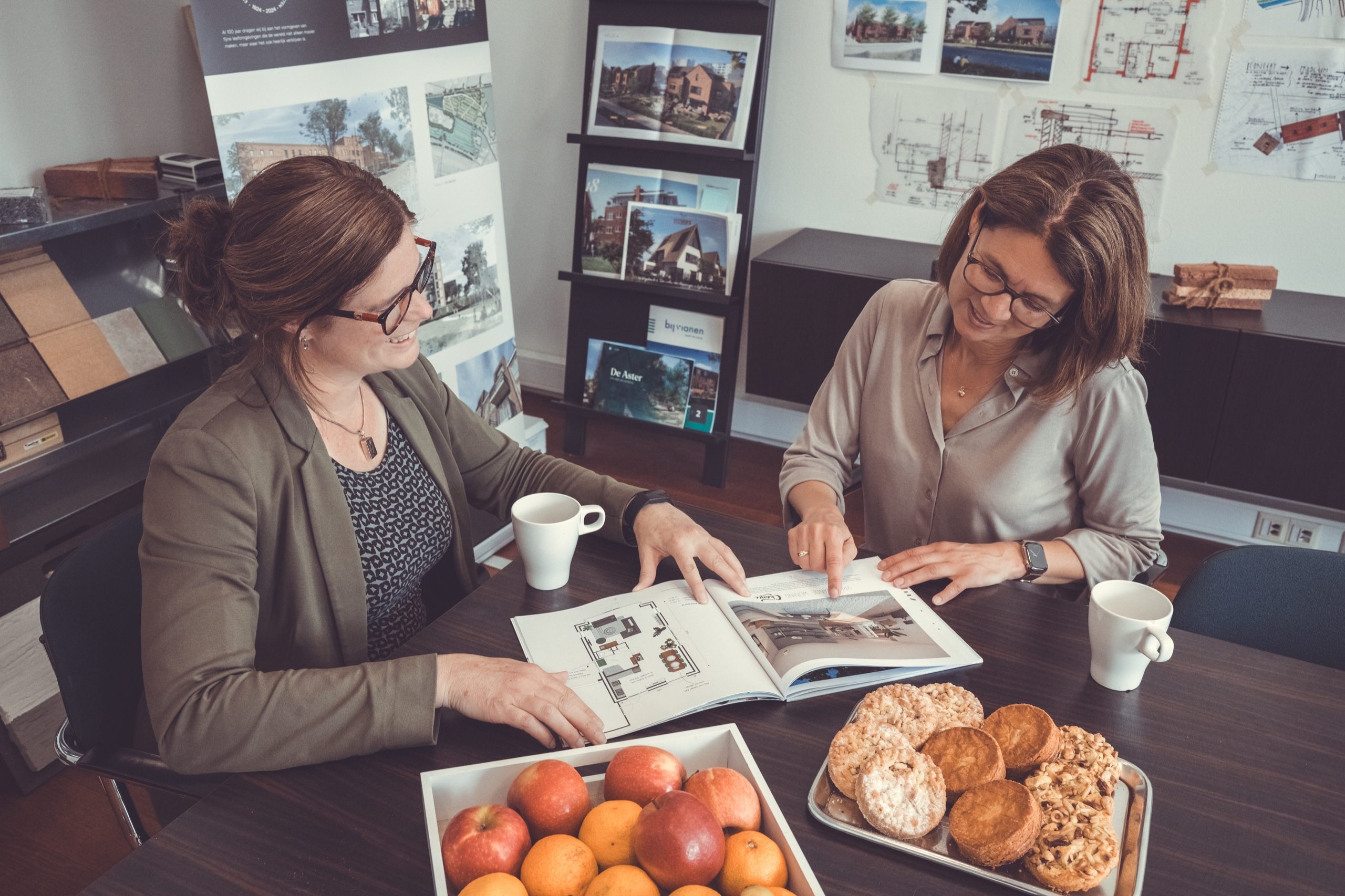 Business meeting in architecture studio
